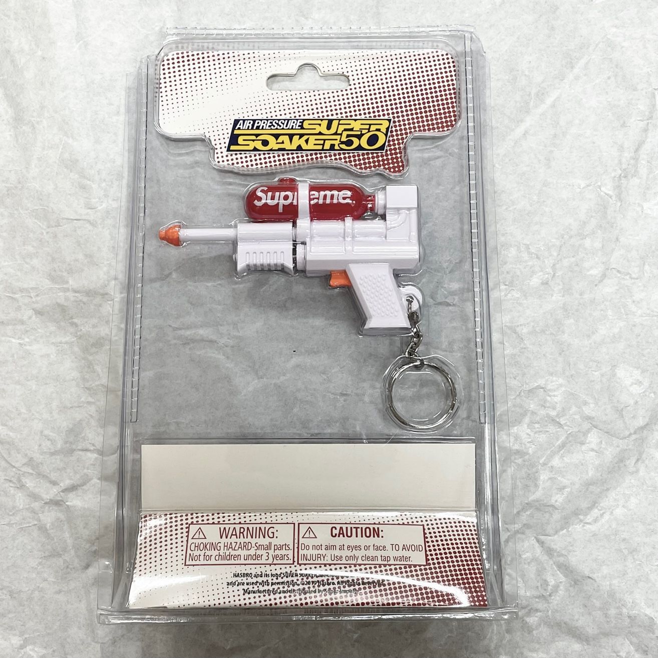 未開封 Supreme 19SS SUPER SOAKER 50 WATER BLASTER KEYCHAIN 水鉄砲