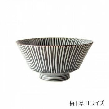 波佐見焼 すゑひろ碗 細十草 LL 18166 西海陶器 99708 鎌倉十草 MS6号