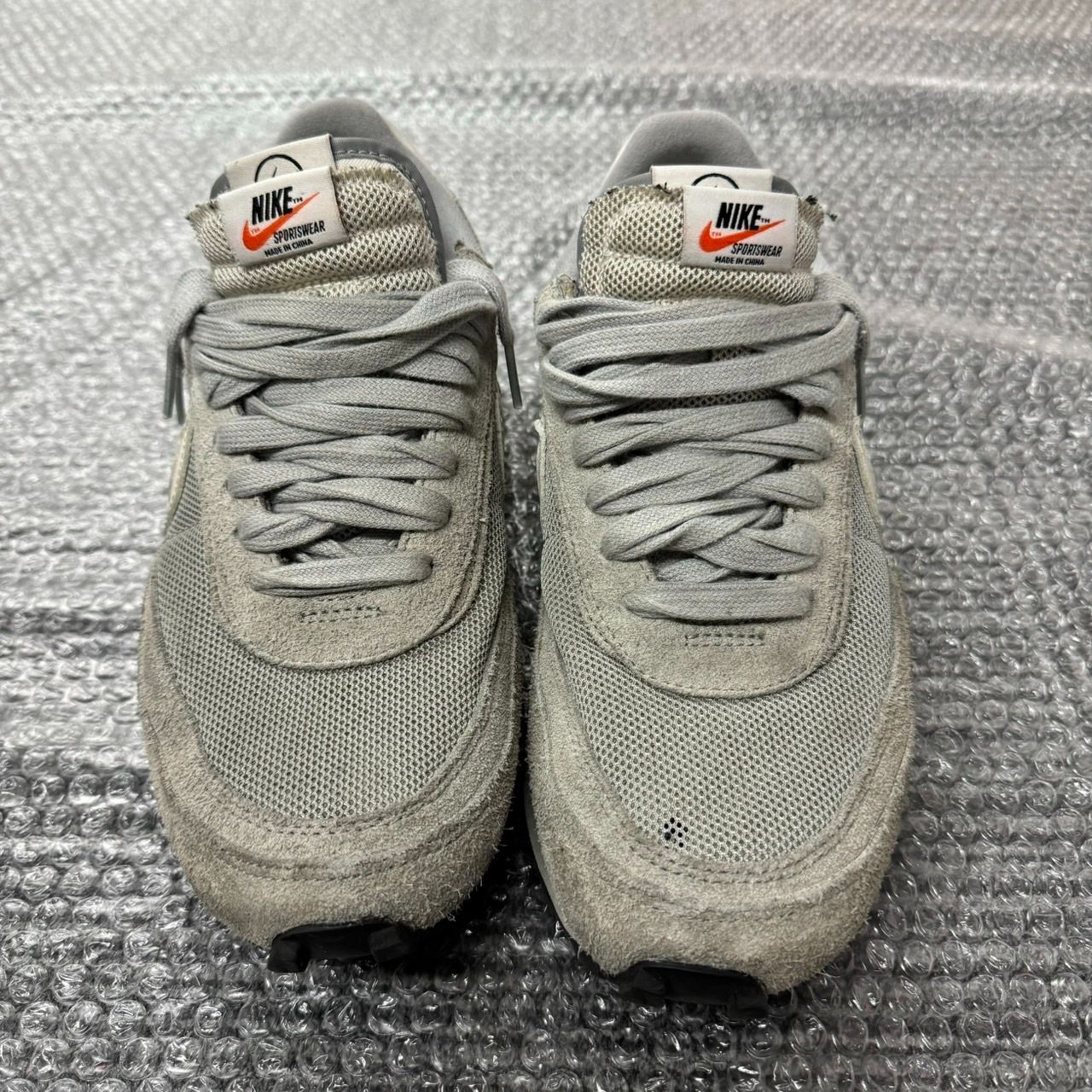 NIKE sacai Fragment LD Waffle Light Smoke Gray 28.5cm ナイキ サカイ フラグメント ワッフル  スニーカー 中古