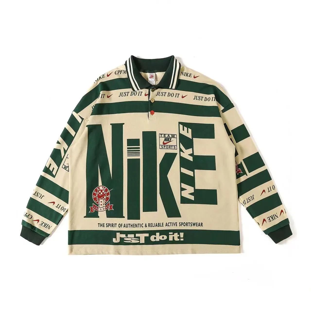 ◆ 品 Nikeナイキ × CPFM◆ 長袖ポロシャツ ユニセックス