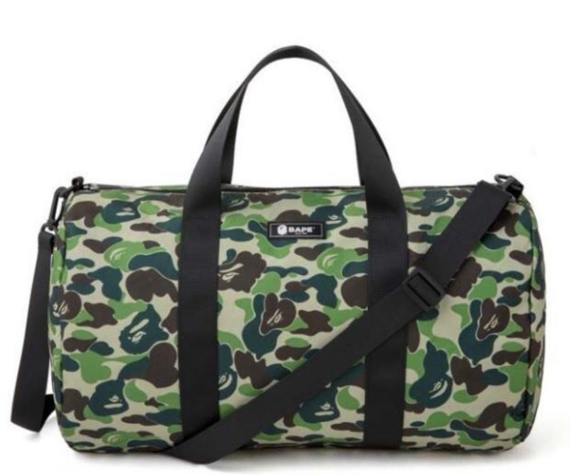 BAPE◆A BATHING APE／◆カモ迷彩ダッフルバッグ◆付録品ノベルティ BAPE◇A BATHING APE／◇カモ迷彩ダッフルバッグ◇付録品ノベルティ