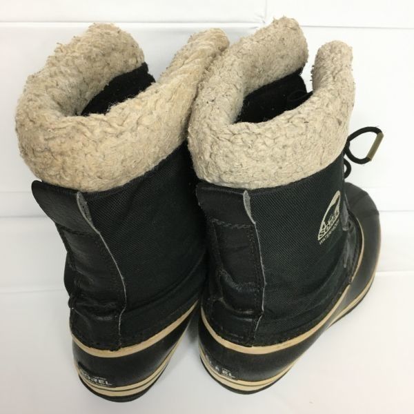 SOREL/ソレル スノーブーツ ライナー付き size7 24.5-25.0-25.5 〈黒