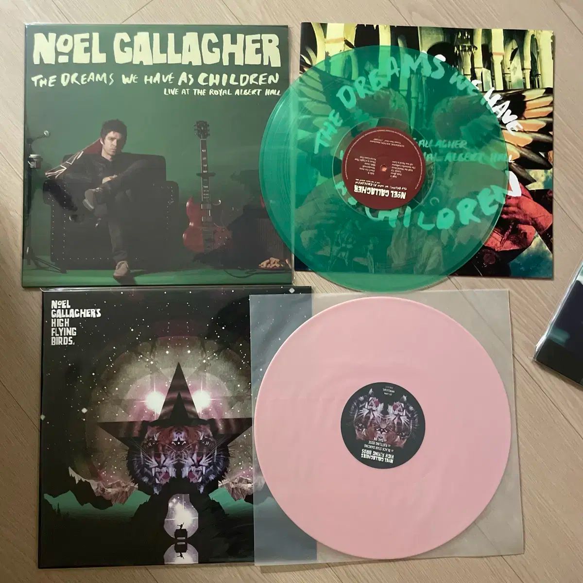 NO EL ギャラガー lp 3 種 バッジ メモ用紙