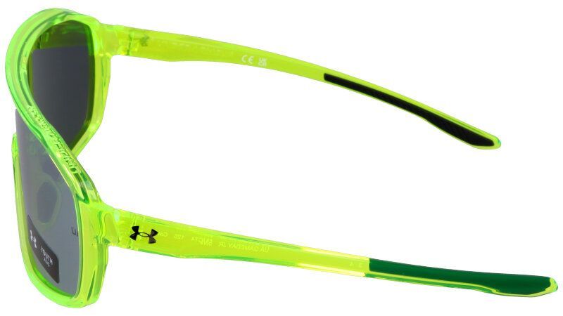サングラス 子供用 アンダーアーマー UNDER ARMOUR UA GAMEDAY JR 5NCT4 ネオンイエロー ダークグレー ミラーレンズ 子供 ジュニア キッズ スポーツブランド スポーツサングラス UVカット スポーツ 野球 スポーツ観戦 贈り物