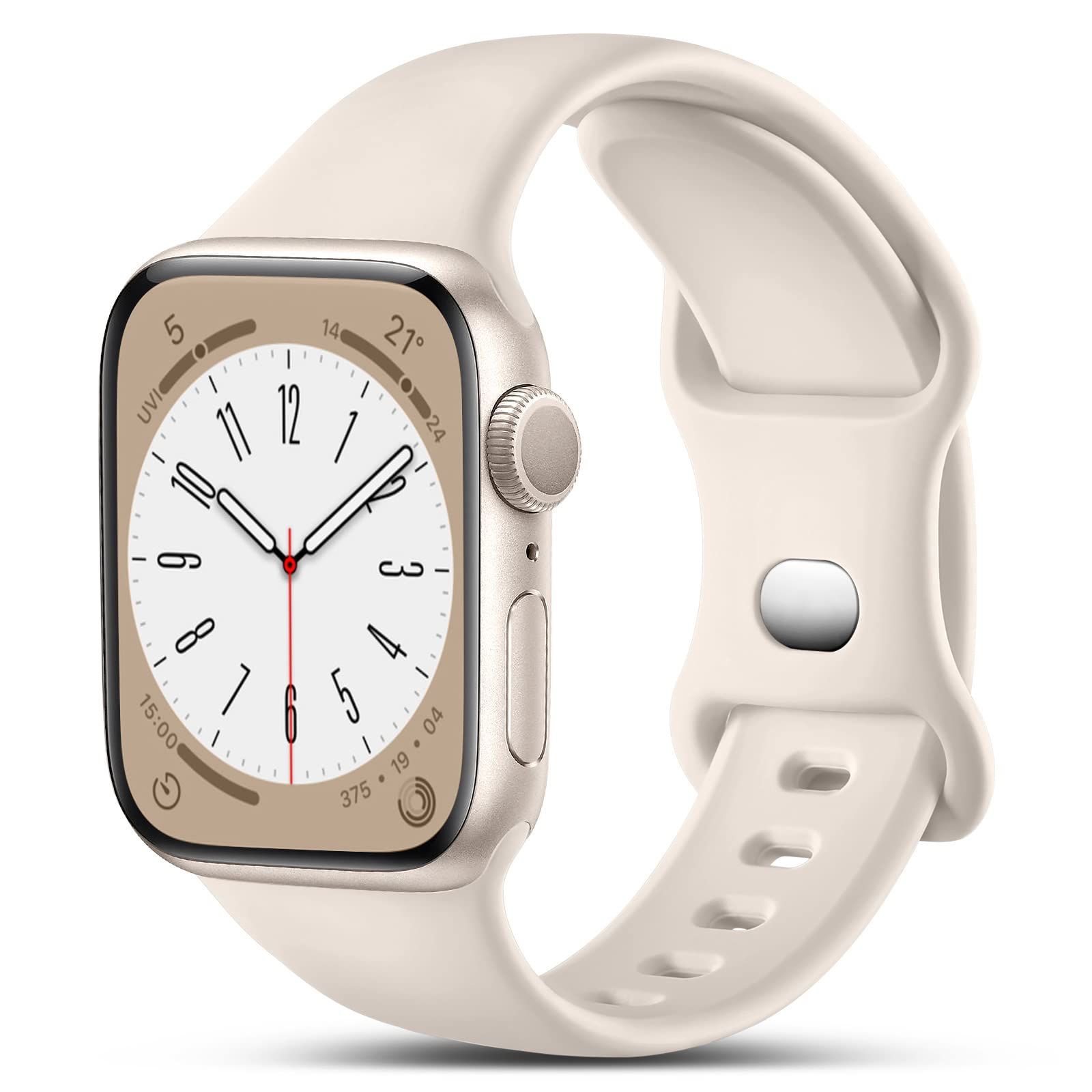 【在庫処分】コンパチブル Apple Watch バンド 41mm 40mm 38mm アップルウォッチ バンド Ultra 2/Ultra iWatch Series 9 8 7 6 5 4 3 2 1 SE に対応 シリコン製 スポーツバンド 交換ベルト