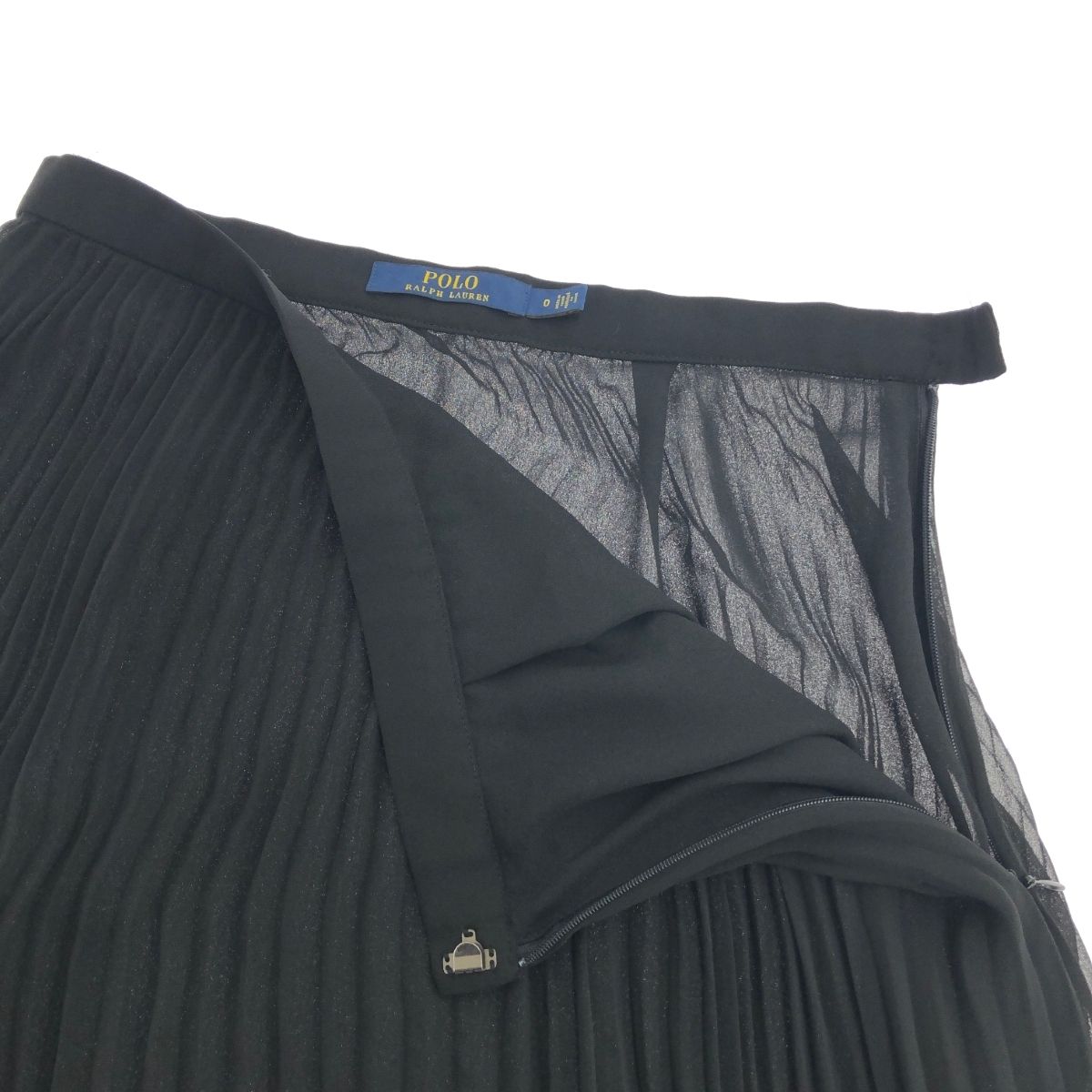 Polo Ralph Lauren ブラック プリーツスカート サイズ0 POLO RALPH LAUREN ポロラルフローレン プリーツスカート サイズ