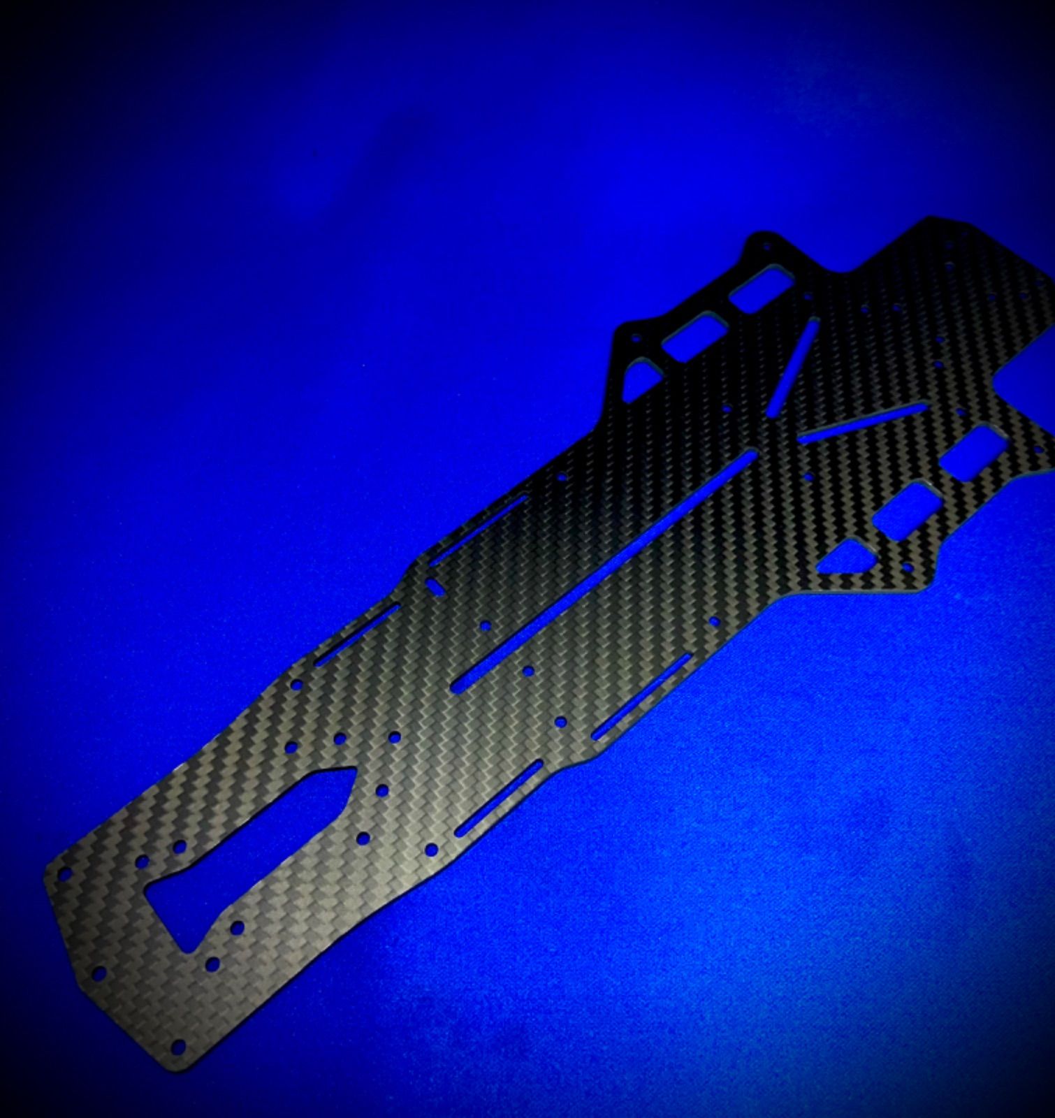YOKOMO ヨコモ YD-2RX用シャーシ　特注綾織2.5㎜　蕨山Carbon RWDドリフトカー YD-2RX - ラジコンカー・RCカーのヨコモ