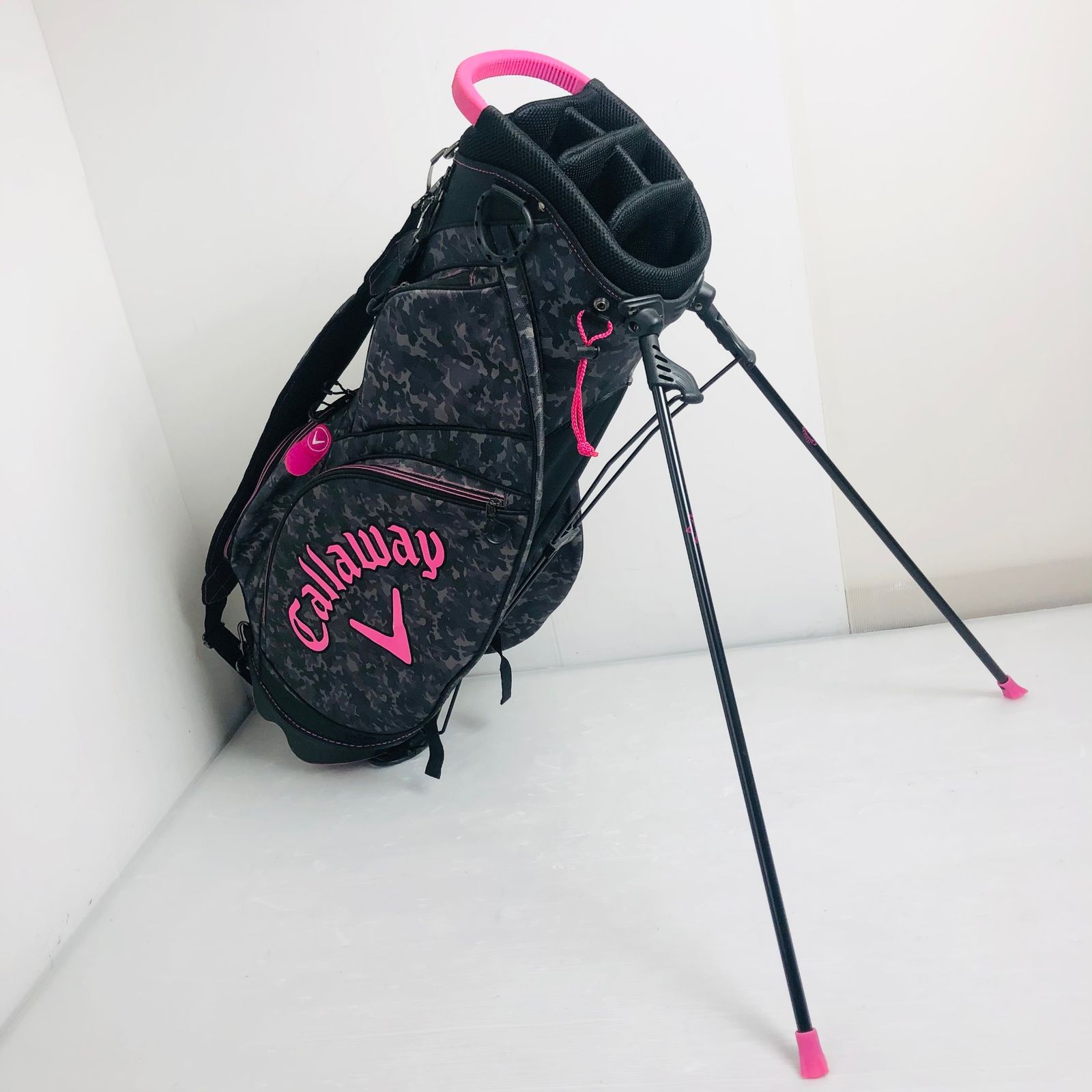 美品 Callaway キャロウェイ カモフラベアー キャディバッグ