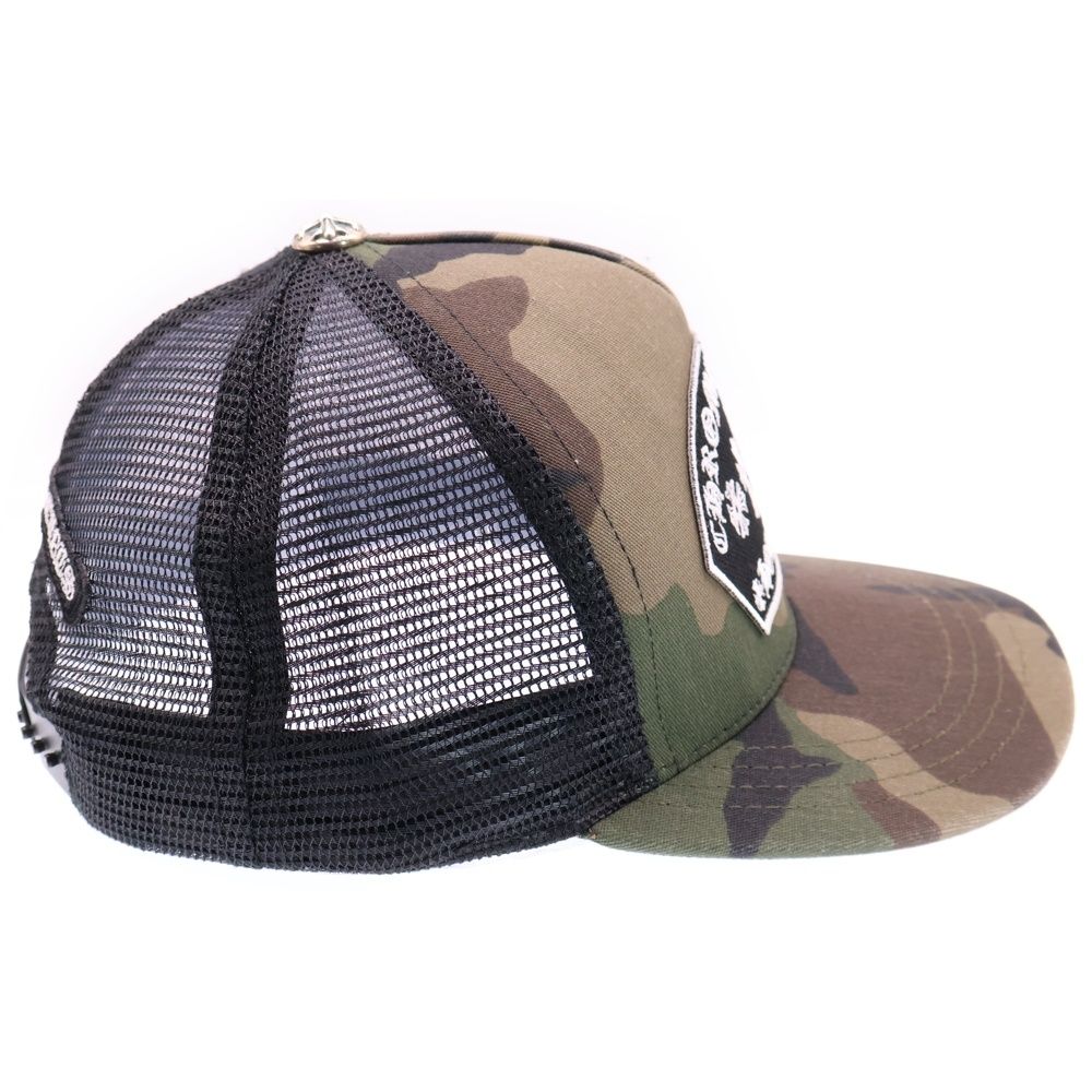 クロムハーツ　セメタリークロス　OTTO製　メッシュ　キャップ　シルバー CHROME HEARTS (クロムハーツ) TRUCKER CAP トラッカーキャップ
