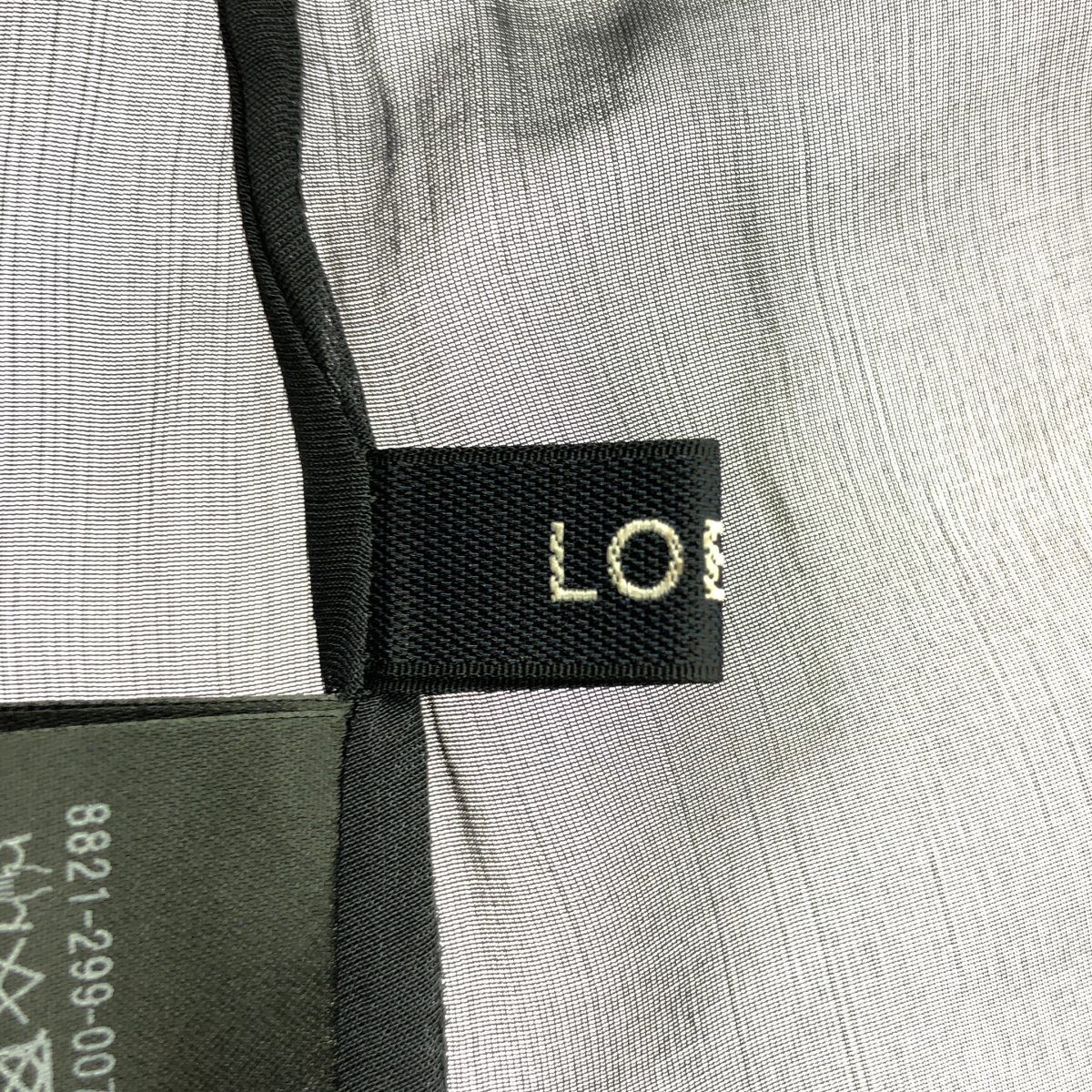 LOEFF◆長袖カットソー/--/ポリエステル/BLK/8821-299-0075// LOEFF(ロエフ) / 長袖カットソー/--/ポリエステル/BLK/8821-299