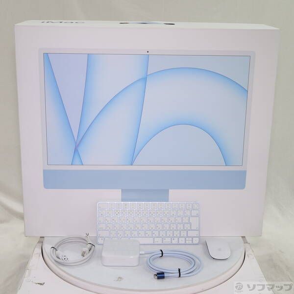 中古 iMac 24インチ M1 16GB/1TB ブルー - メルカリ