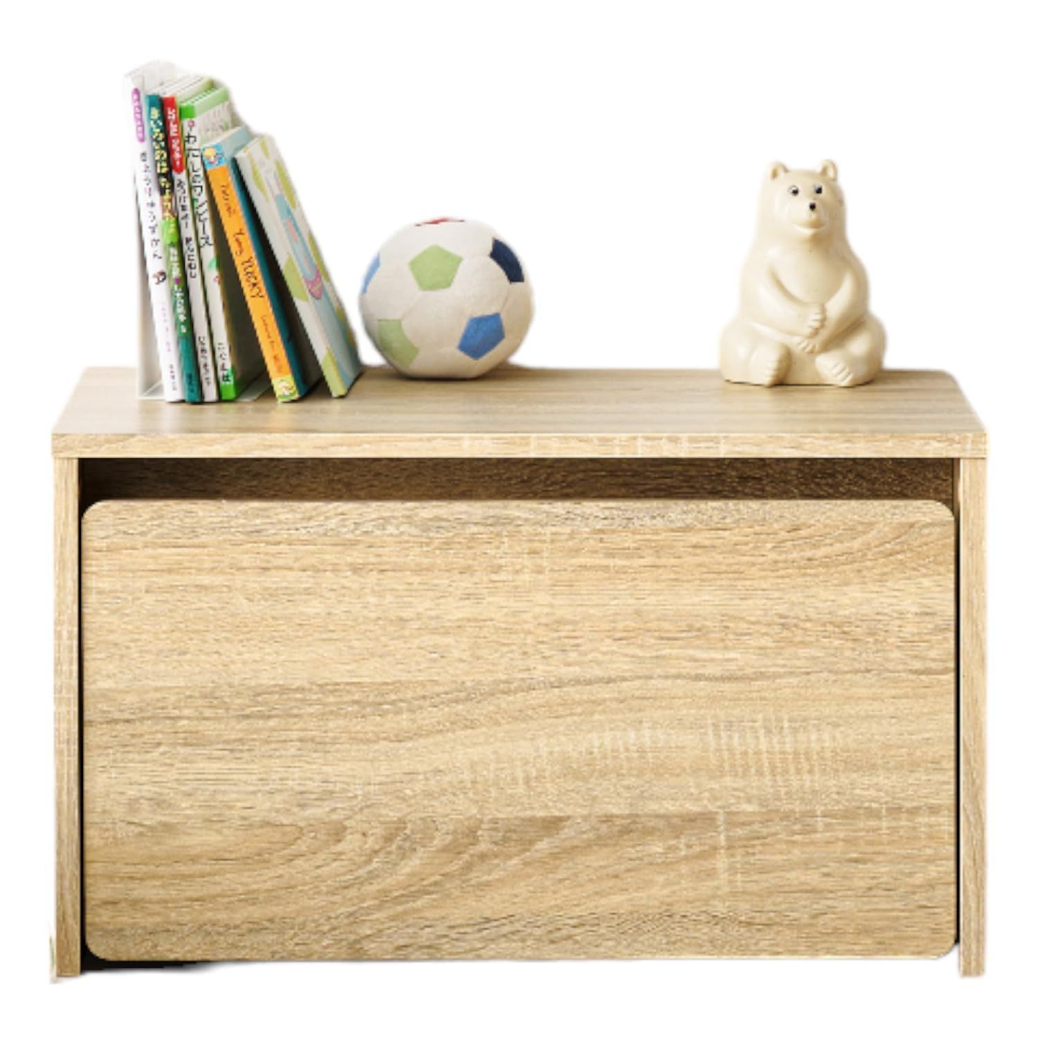 萩原 収納ベンチ 引き出し付き 簡易 デスク 【子供部屋のおもちゃ入れ  