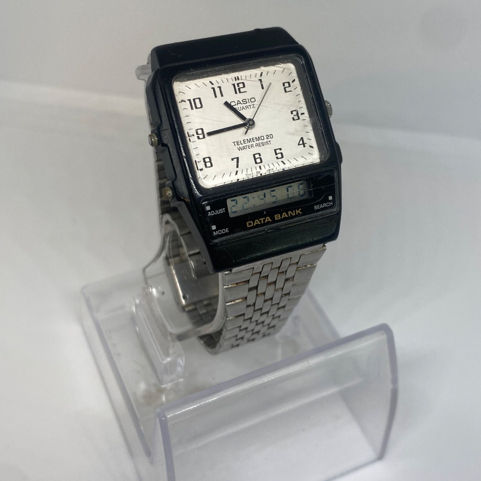 激レア CASIO AB-10W デッドストック ヴィンテージカシオ アナデジ CASIO カシオ AB-10W 腕時計 アナデジ メンズ - メルカリ