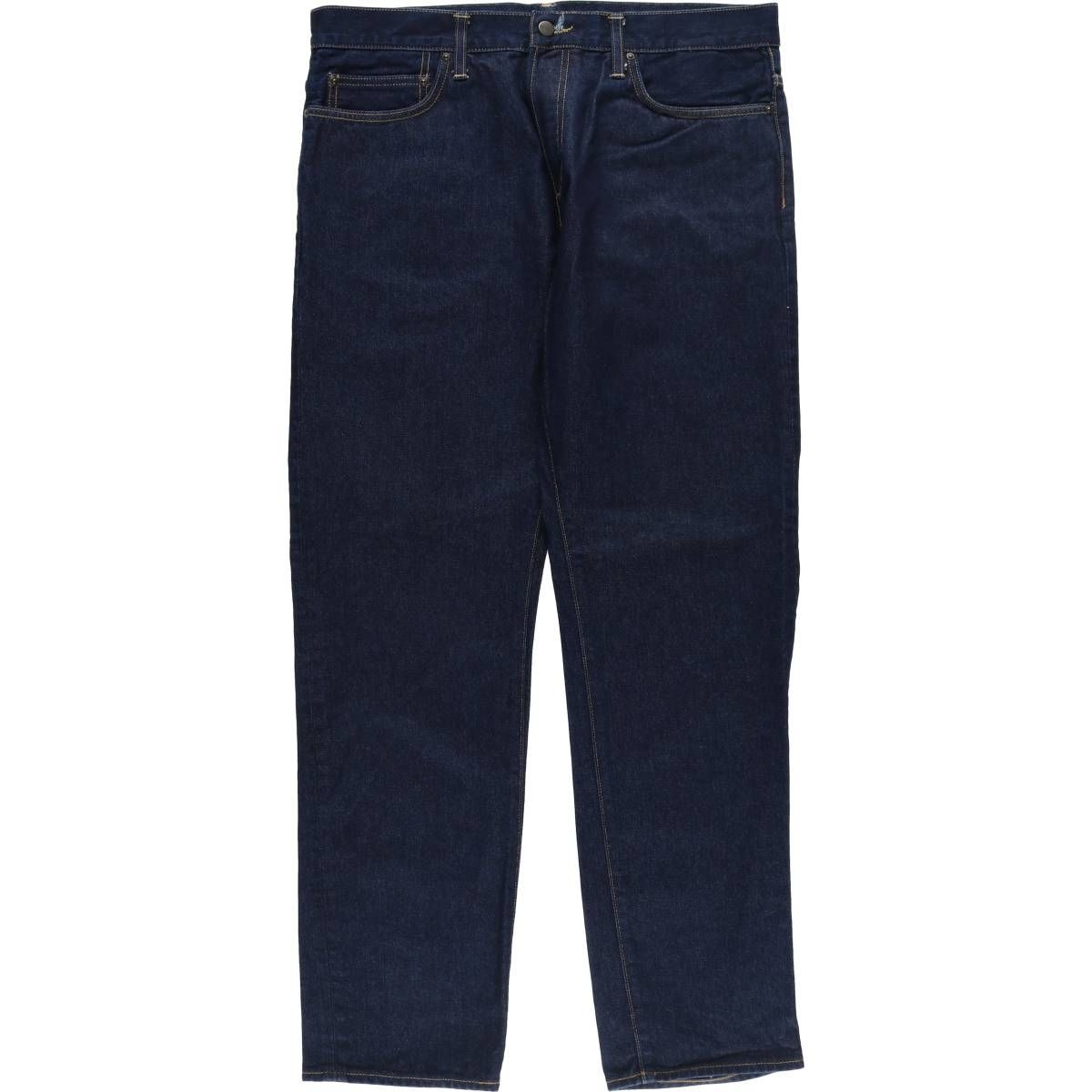 古着 濃紺 カーハート Carhartt KLONDIKE PANT テーパードデニムパンツ メンズw37相当|eaa539920