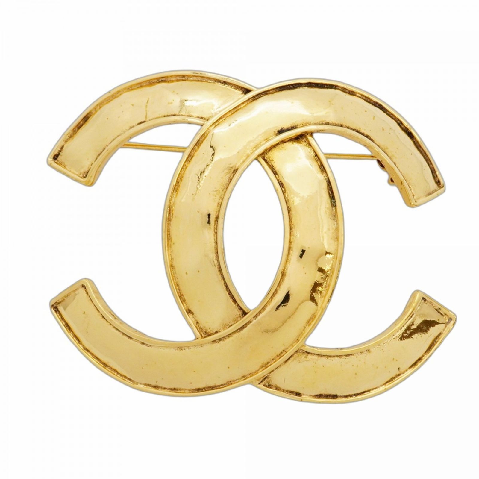 シャネル Chanel シャネル ブローチ ココマーク GPメッキ ゴールドメンズ レディース