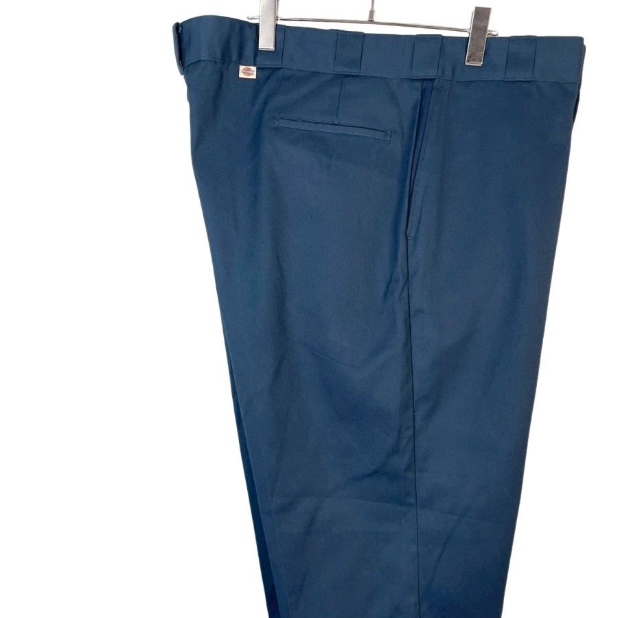 80s90sUSA製Dickiesディッキーズ874ワークパンツ紺ネイビー