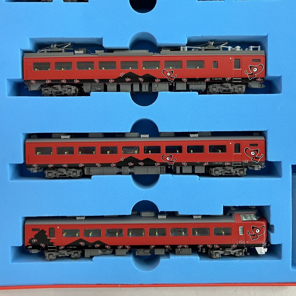 美品マイクロエース A2886　485系特急あいづ あかべぇ塗装セット　Nゲージ マイクロエース A-2886 485系 1000番台 特急 あいづ あかべぇ