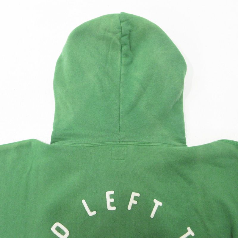 三重本店 SAINT MICHAEL セントマイケル 22SS HOODIE FELT 加工フェルトロゴ長袖パーカー ダメージ加工 SM-S22-0000-041 グリーン サイズ XL 108 USTAUSTRALIA_COM_AU