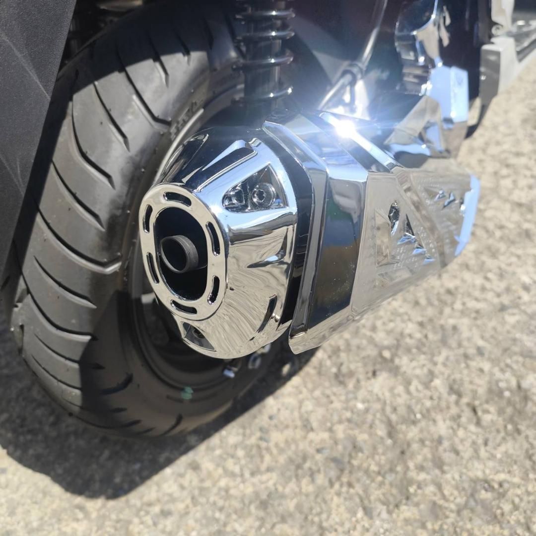 新型PCX(JK05/KF47)NEMOマフラーエンドキャップカーボン色❗️❗️ 新型PCX(JK05/KF47)NEMOマフラーエンドキャップカーボン色