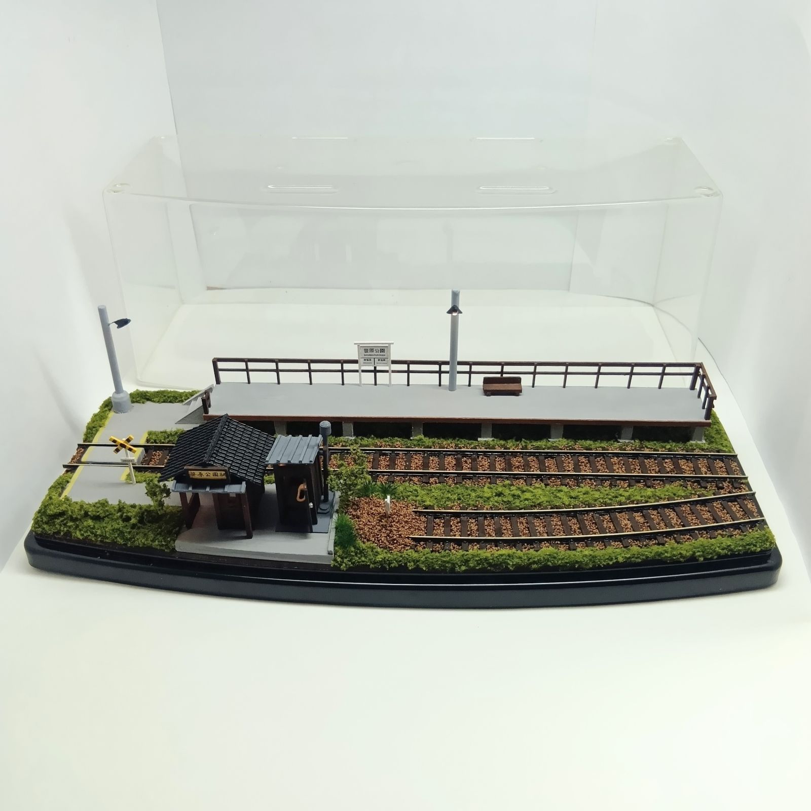 鉄道模型 HOゲージ ジオラマ 車両展示台 側線のある昭和の駅 IMPECCABLEHEALTHCARESERVICES_COM