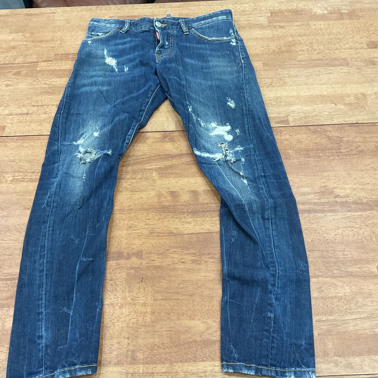PPFM ペイント ダメージ加工 デニムジャケット インディゴ　メンズ NUMBER (N)INE DENIM(ナンバーナインデニム) 加工デニム