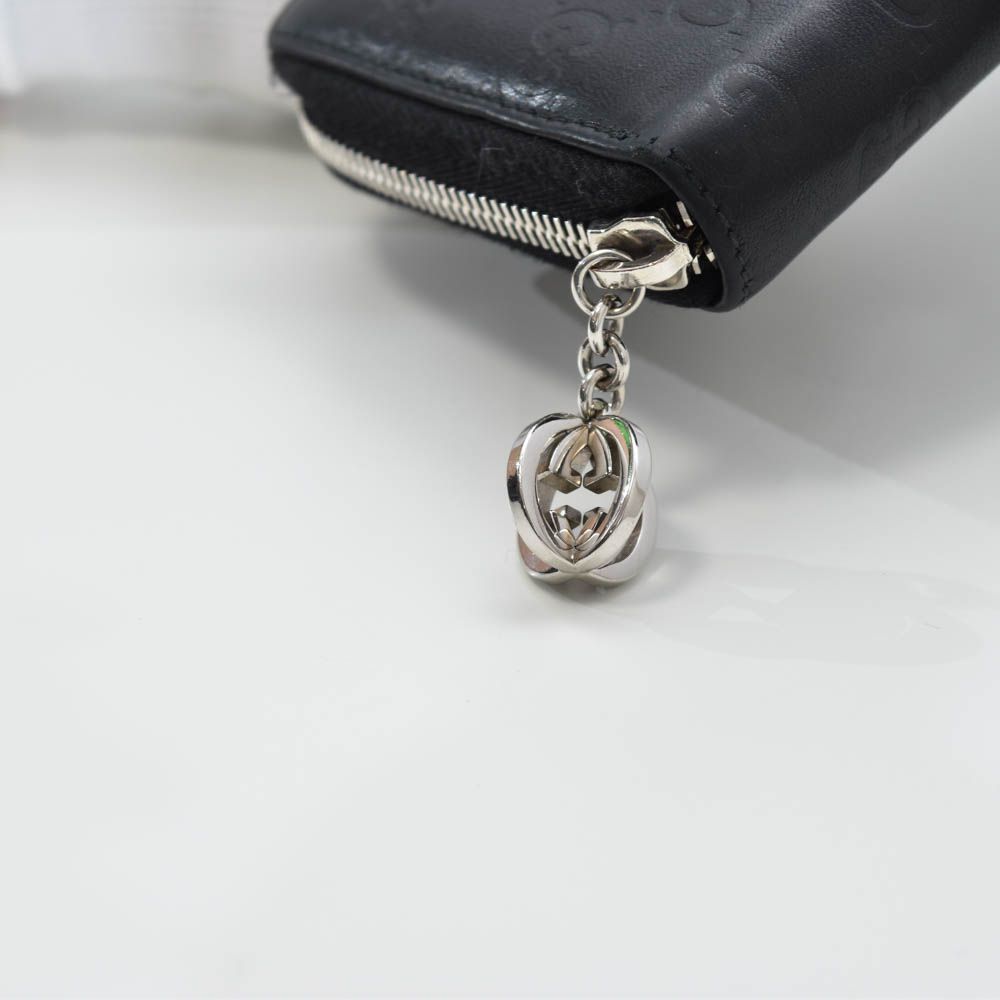 中古USED GUCCI 財布 長財布 グッチシマ ブラック 76948 - メルカリ