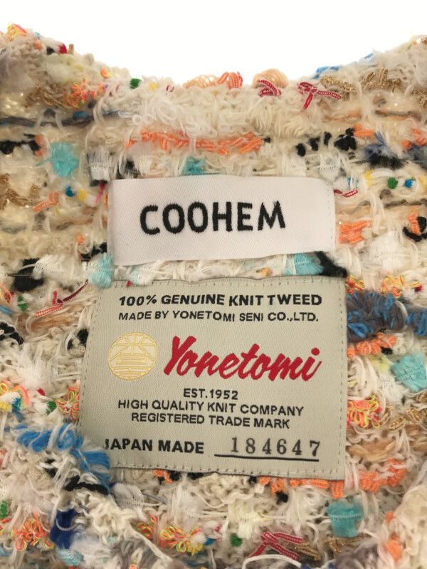 COOHEM コーヘン VIMAR TWEED JACKET ツイードジャケット ミックス S