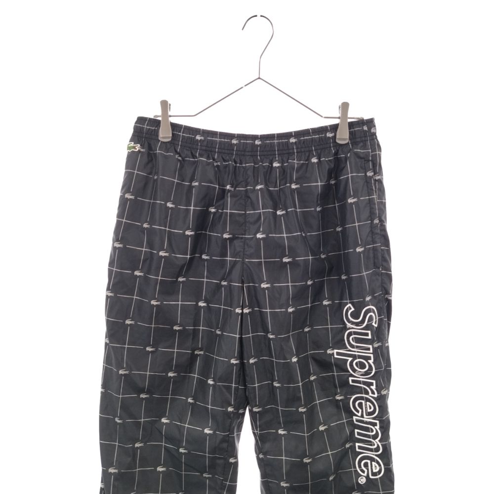 SUPREME (シュプリーム) 18SS ×LACOSTE Reflective Grid Nylon Track