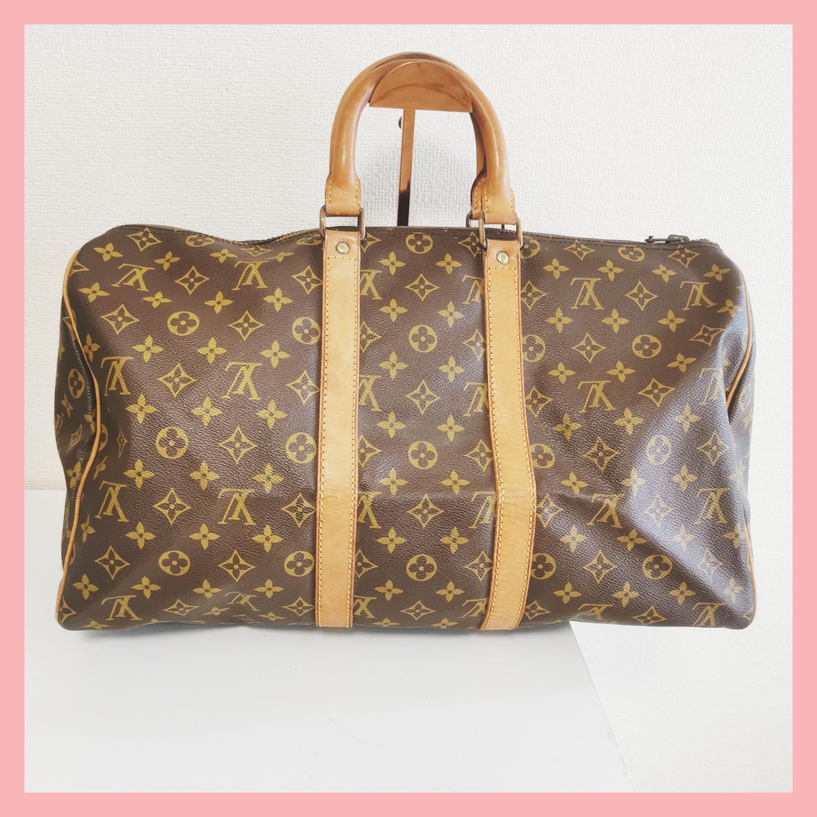 I*a様 【正規品】Louis Vuitton ボストンバッグ モノグラム キー 正規品】ルイヴィトンLOUIS VUITTON キーポル45 モノグラム柄