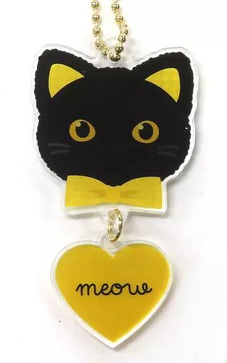 中古】キーホルダー イエロー ゆらゆらチャームキーホルダー 「キャラ