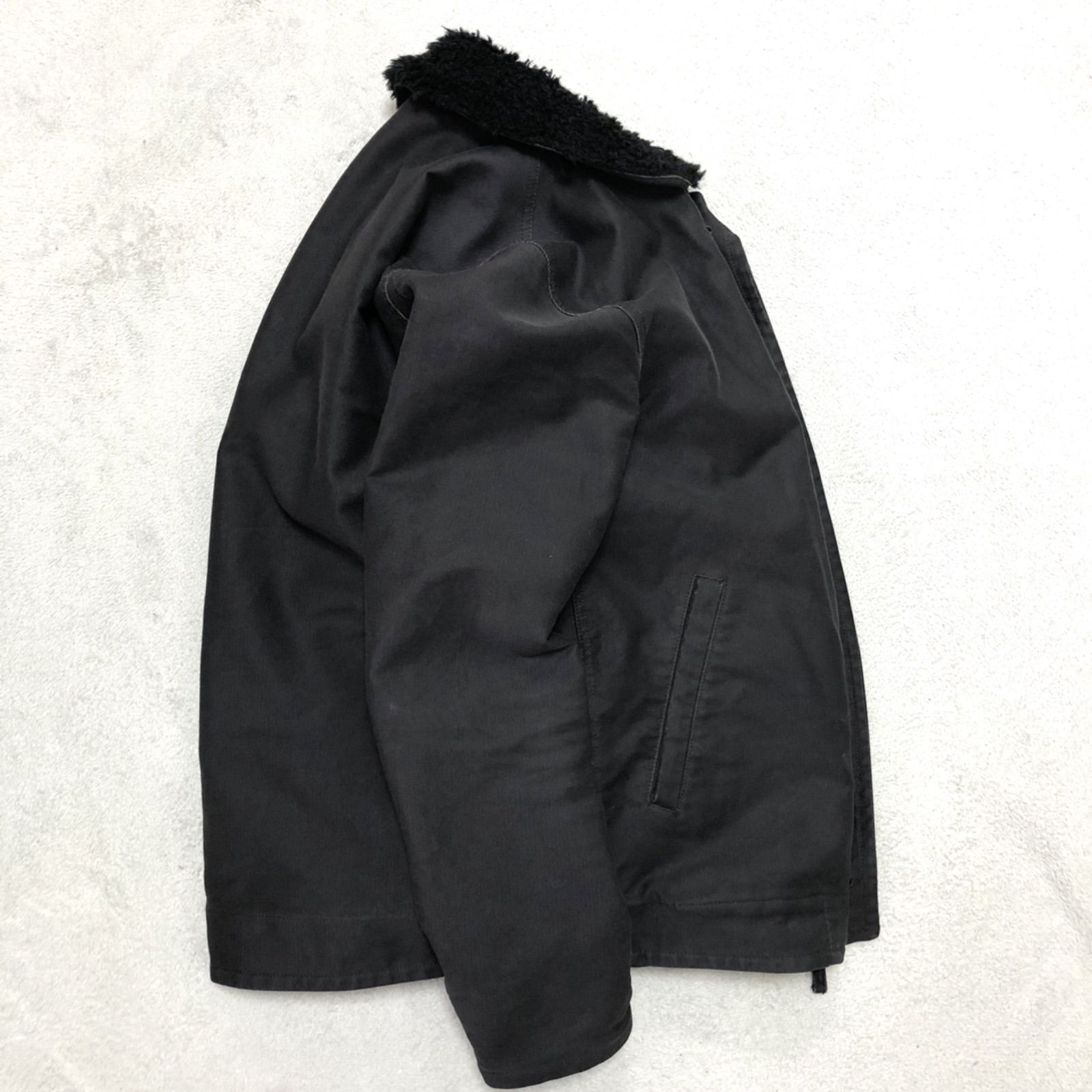 RUDE GALLERY N-1 デッキジャケット ミリタリージャケット ボア チン