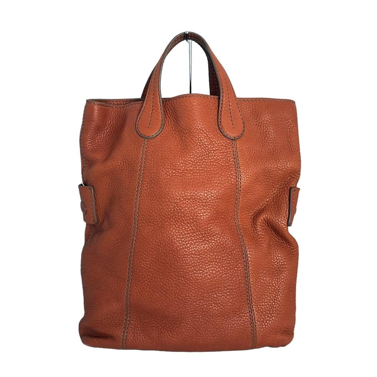 トッズ TOD'S レザー トートバッグ ブラウン 即発送 TOD'S(トッズ) トートバッグ - ブラウン レザー - メルカリ