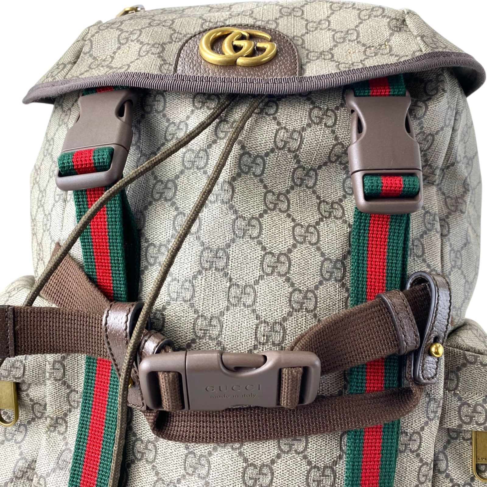 ○美品 GUCCI グッチ スケートボード バックパック GGスプリーム