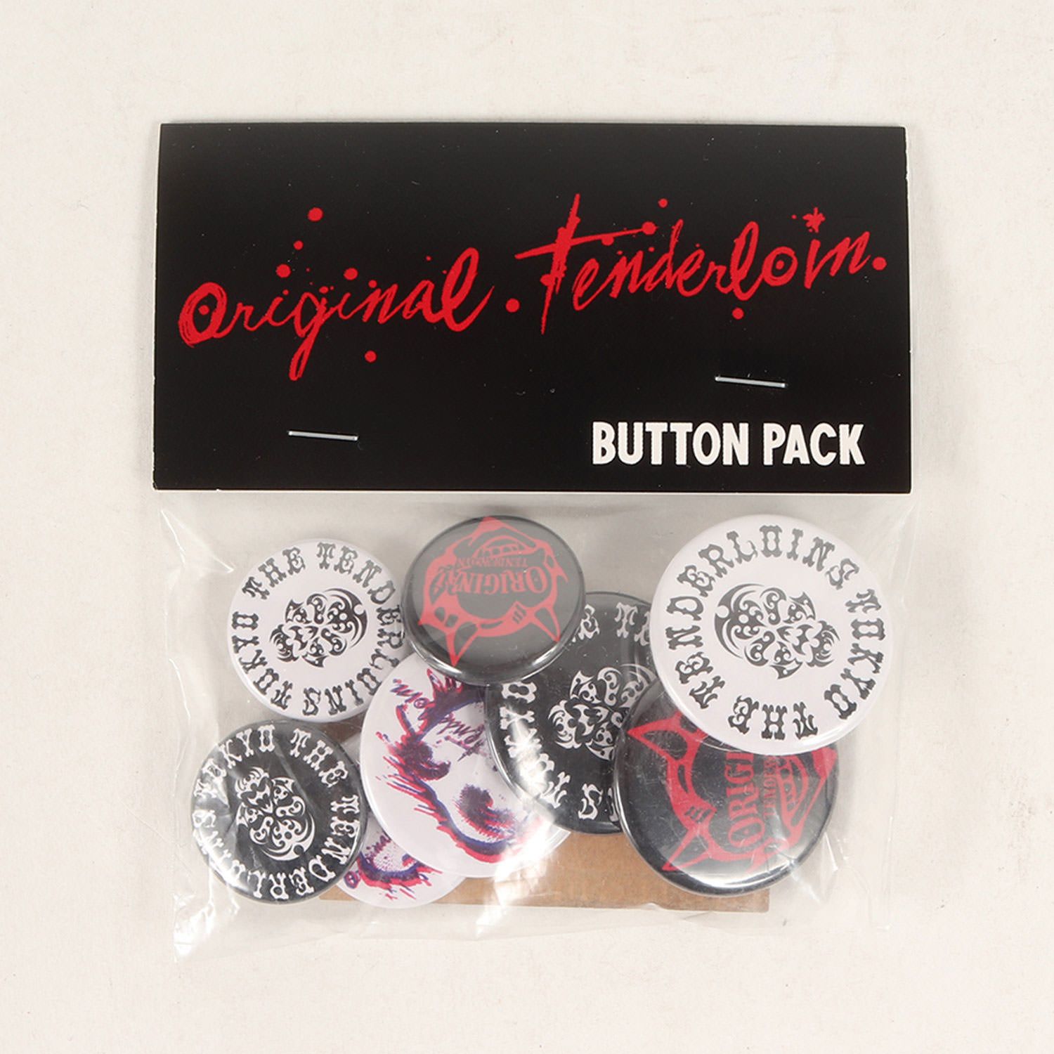 新品 TENDERLOIN BOTTON PACK 缶バッジ テンダーロイン 新品】TENDERLOIN テンダーロイン 缶バッチ セット 3種 (BOTTON PACK