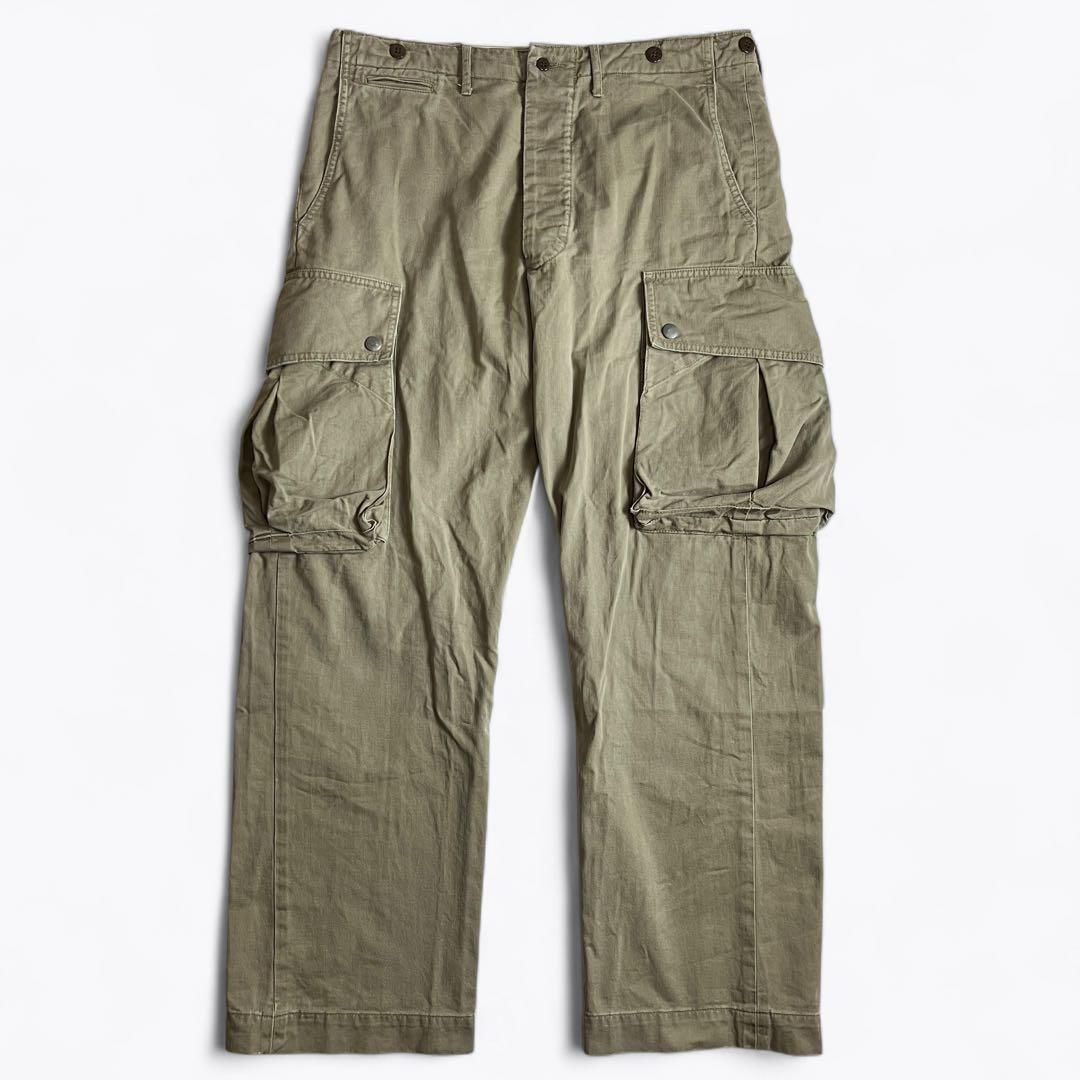 RRL ミリタリー パラトルーパー カーゴパンツ サスペンダーボタン