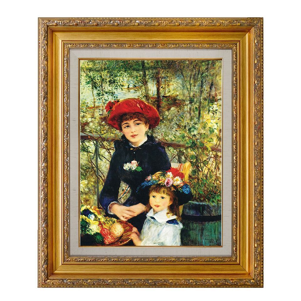 希少」ルノワール 『可愛いイレーヌ』 DONALD ART CO., NY Amazon.co