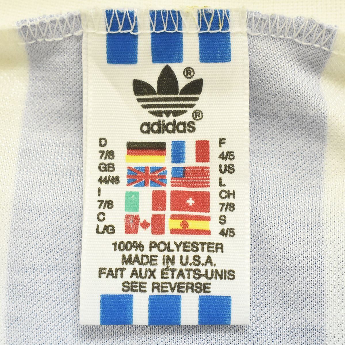 美品】 90s ヴィンテージ USA製 アディダス adidas アルゼンチン