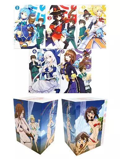 アニメ　この素晴らしい世界に祝福を！とらのあな限定版Blu-rayセット アニメBlu-ray Disc この素晴らしい世界に祝福を! 限定版 全5巻セット(