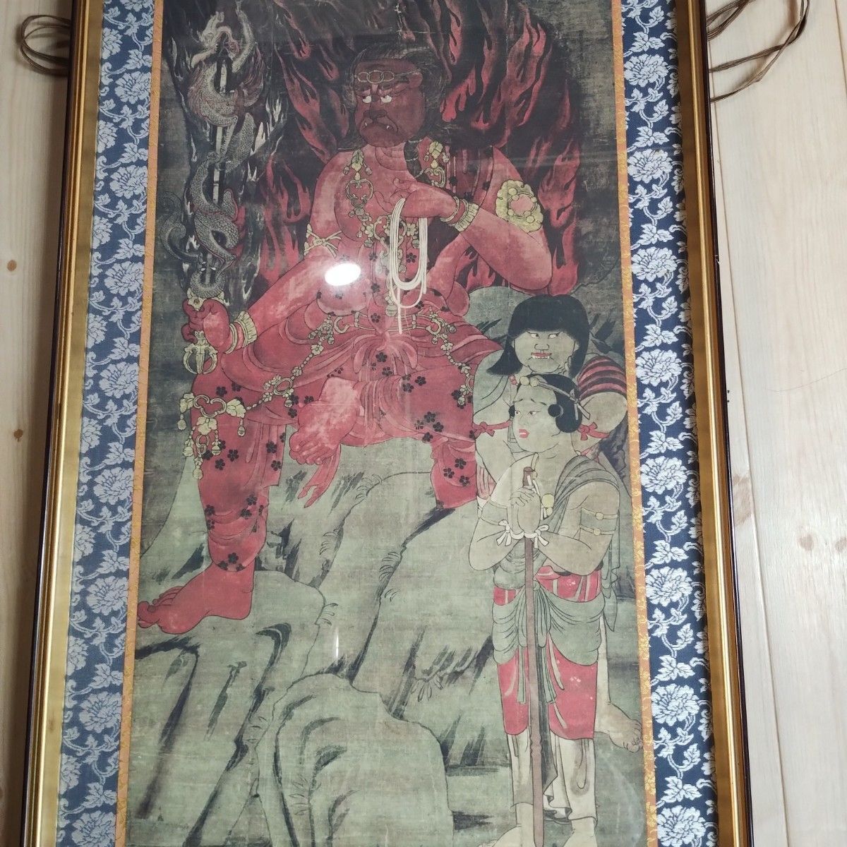 Jメ153 赤不動 高野山明王院秘仏 複製工芸品 日本三大不動