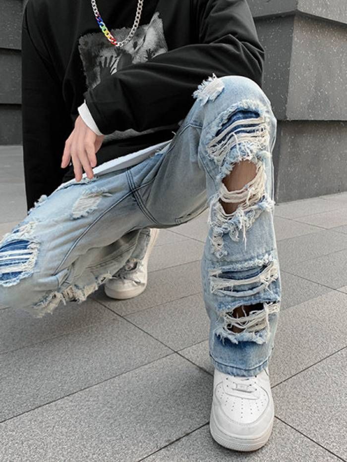 ダメージパンツ ダメージ