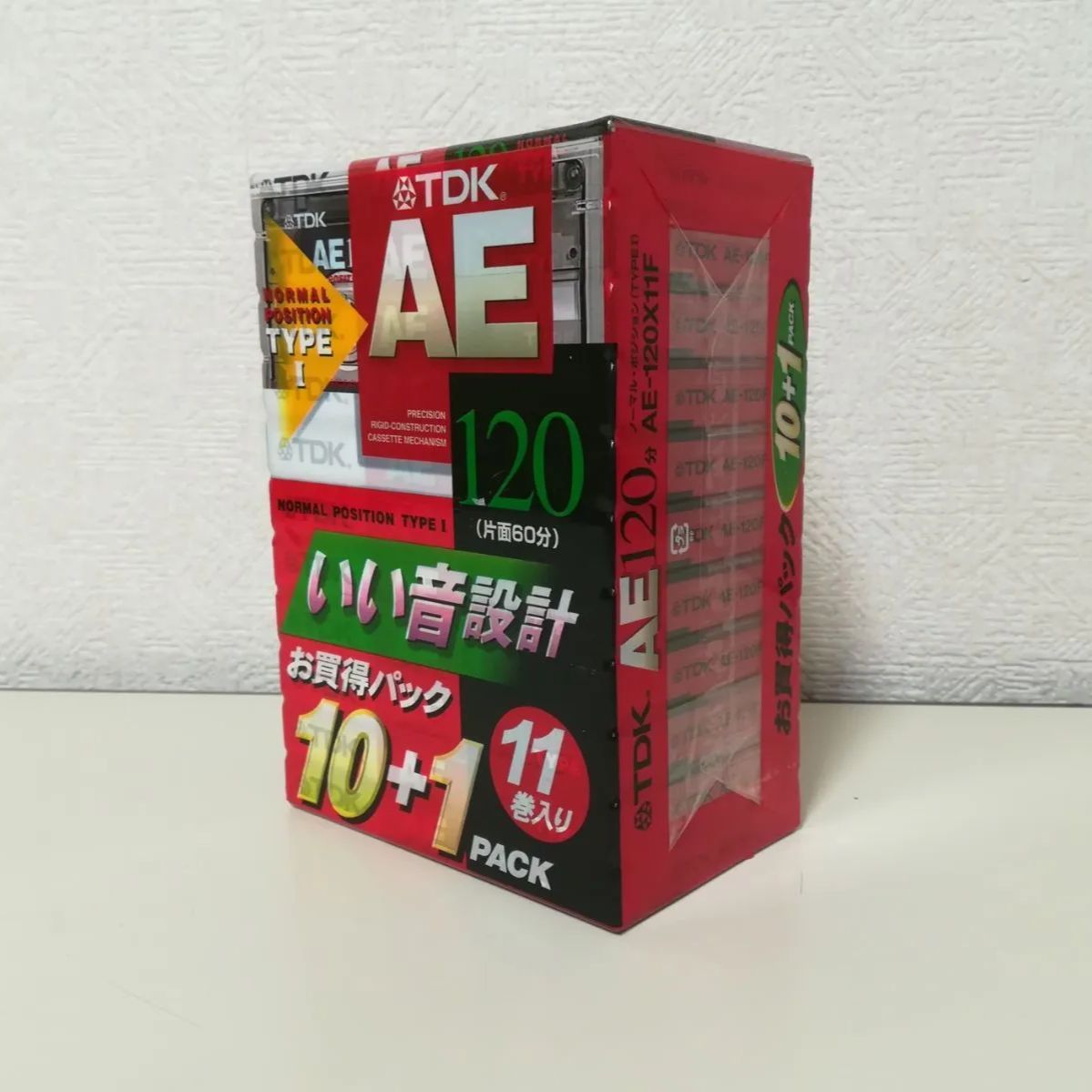 未開封品】TDK カセットテープ 11巻入り normal position type 1 AE