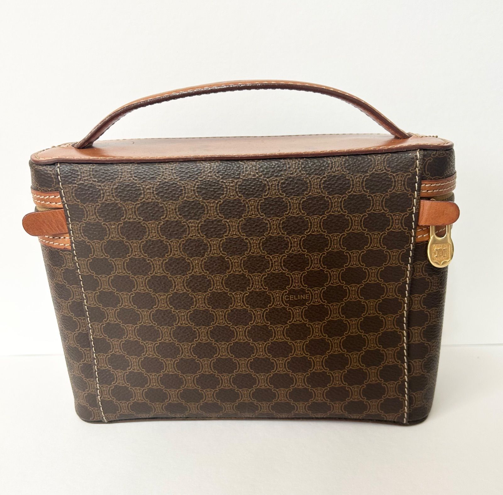 セリーヌ Celine マカダム バニティバッグ - メルカリ