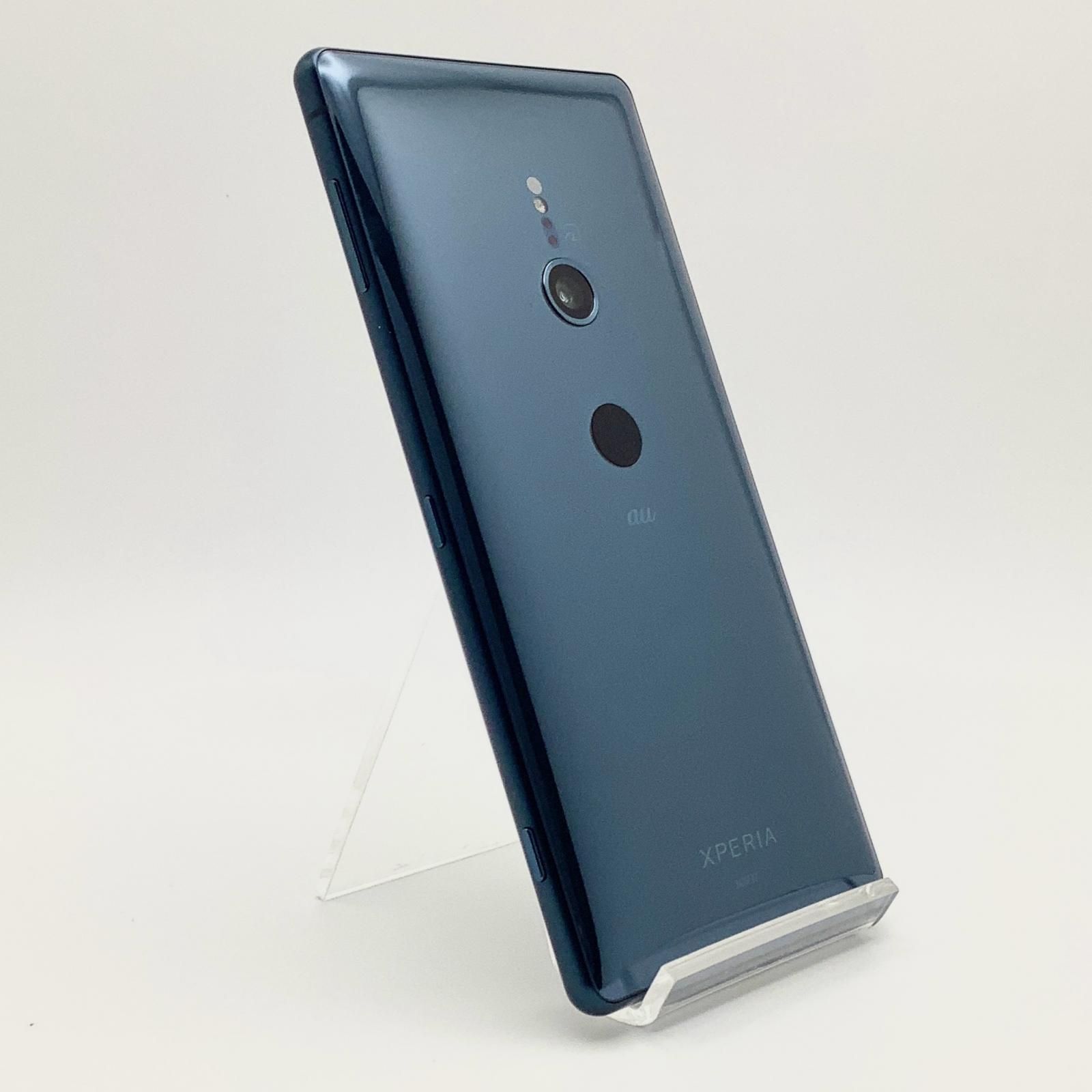 全額返金保証 最速発送 Sony Xperia XZ2 64GB リキッドブラック au SOV37 白ロム 動作 済