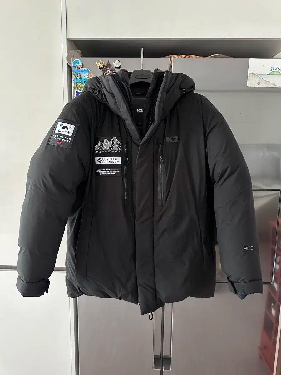 【雷市場（ポンジャン）商品韓国直送】 （ 110 ） K2 コボルト ダウンジャケット 黒