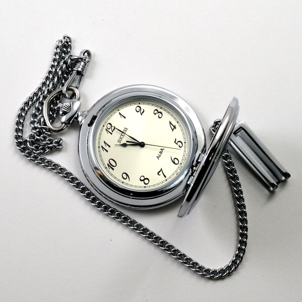 SEIKO ALBA SUCCESS 懐中時計（シルバー） - 腕時計(アナログ)