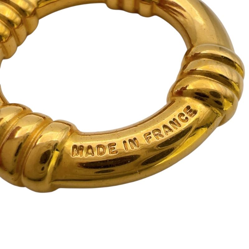 エルメス HERMES ブーエスカーフリング ゴールド メタル レディース  