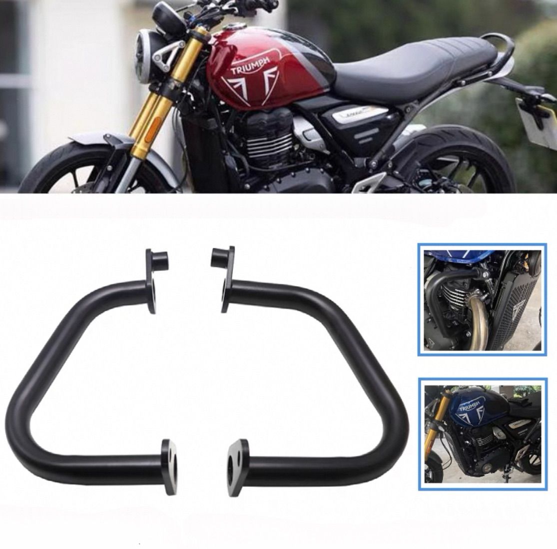 トライアンフ SPEED400 | Scrambler400X エンジンガード 左右セット