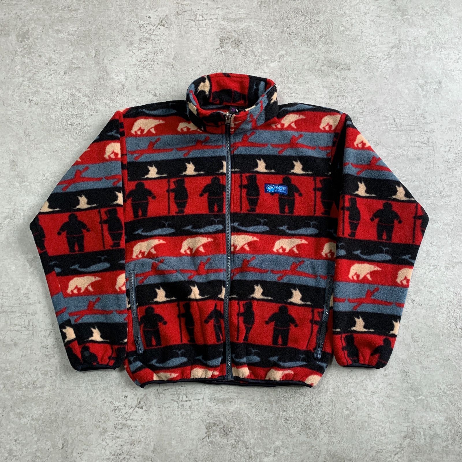 90s CANADA製 【Dead Stock】 BANFF DESIGNS ”POLARTEC” Fleece Jacket 