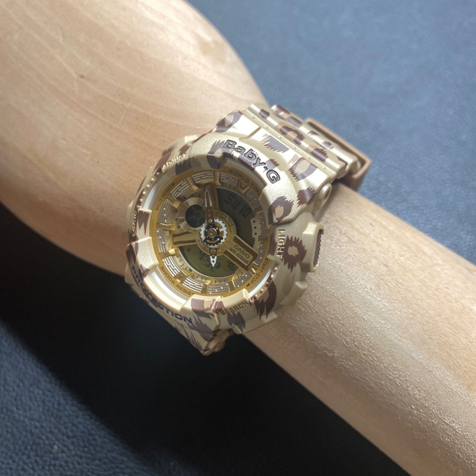 希少 カシオ CASIO BABY-G レオパードシリーズ 海外モデル BA-110LP 豹
