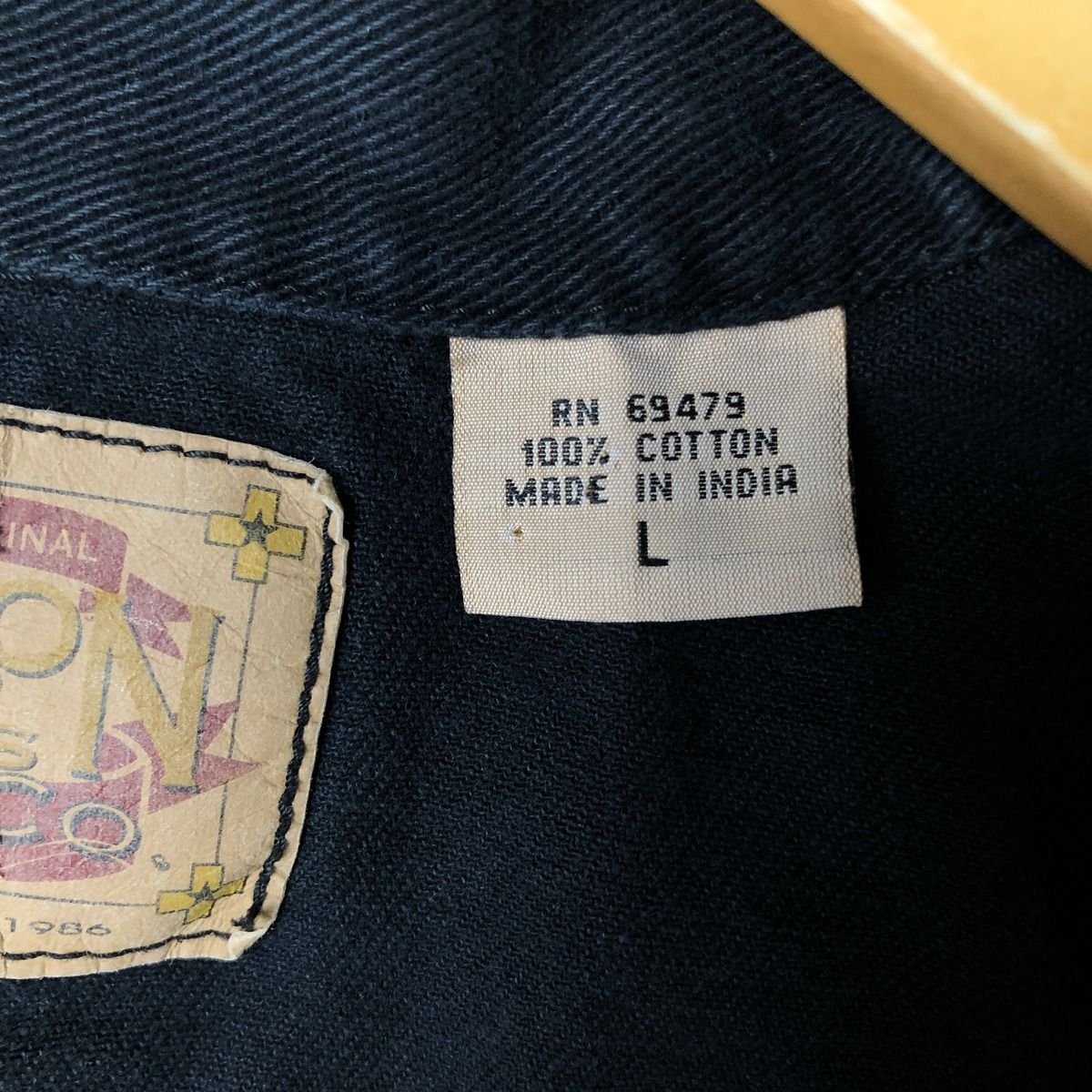 【美品】90s VonDutch デニムカバーオール ヒョウ柄 M 古着 ルード ブランケット付きデニムカバーオール 1940 STYLE COVERALL 〈ZZ